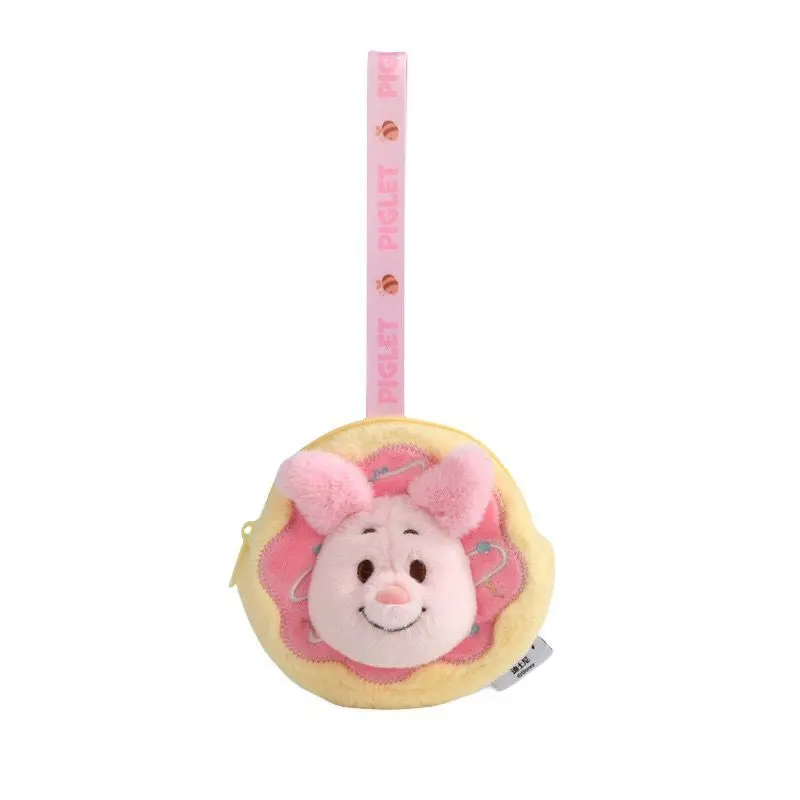 Disney Winnie The Pooh Maialino Peluche Giocattoli Kawaii Rex Portamonete Portafoglio Portachiavi Cartone animato Borsa per auricolari Zaino Ciondolo Amico Regalo