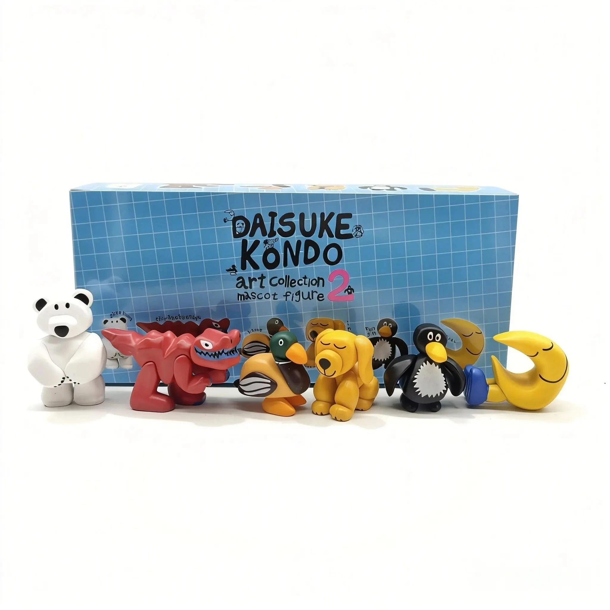 New DAISUKE KONDO Art Collection 2 Blind Box Qualia Gashapon Capsule Toy Daisuke Kondo Mascot Decoration Bear Moon Fans Gift