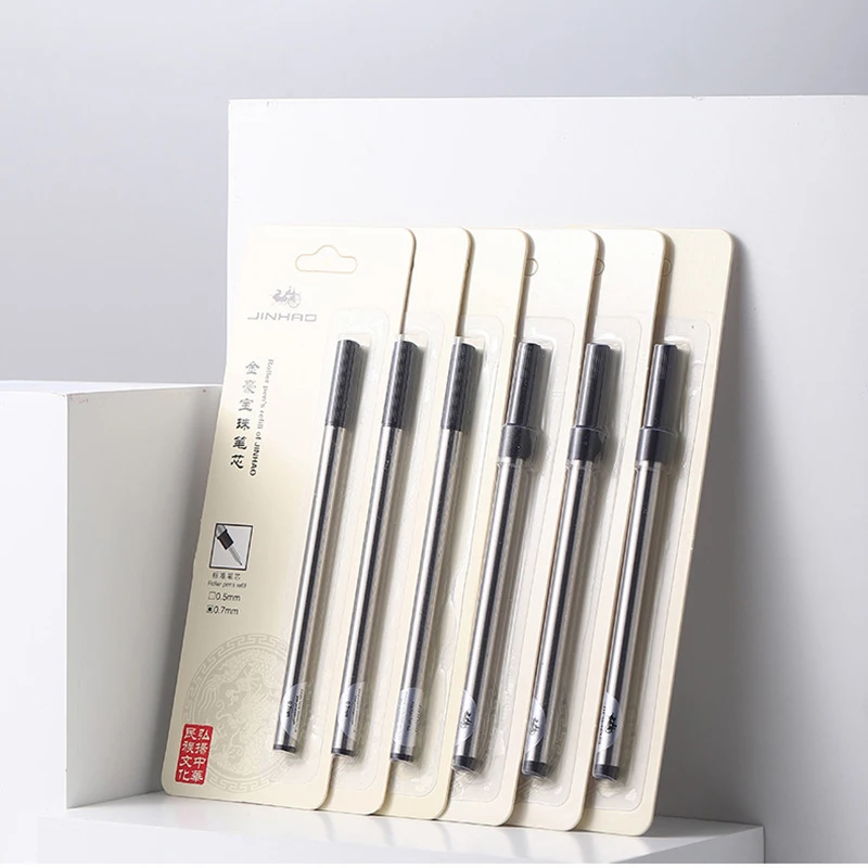 High Quality Lots Of 15 Pcs Jinhao For Roller Ball Pen Refill Black Ink & Blue Ink For Choice Wholesale Price