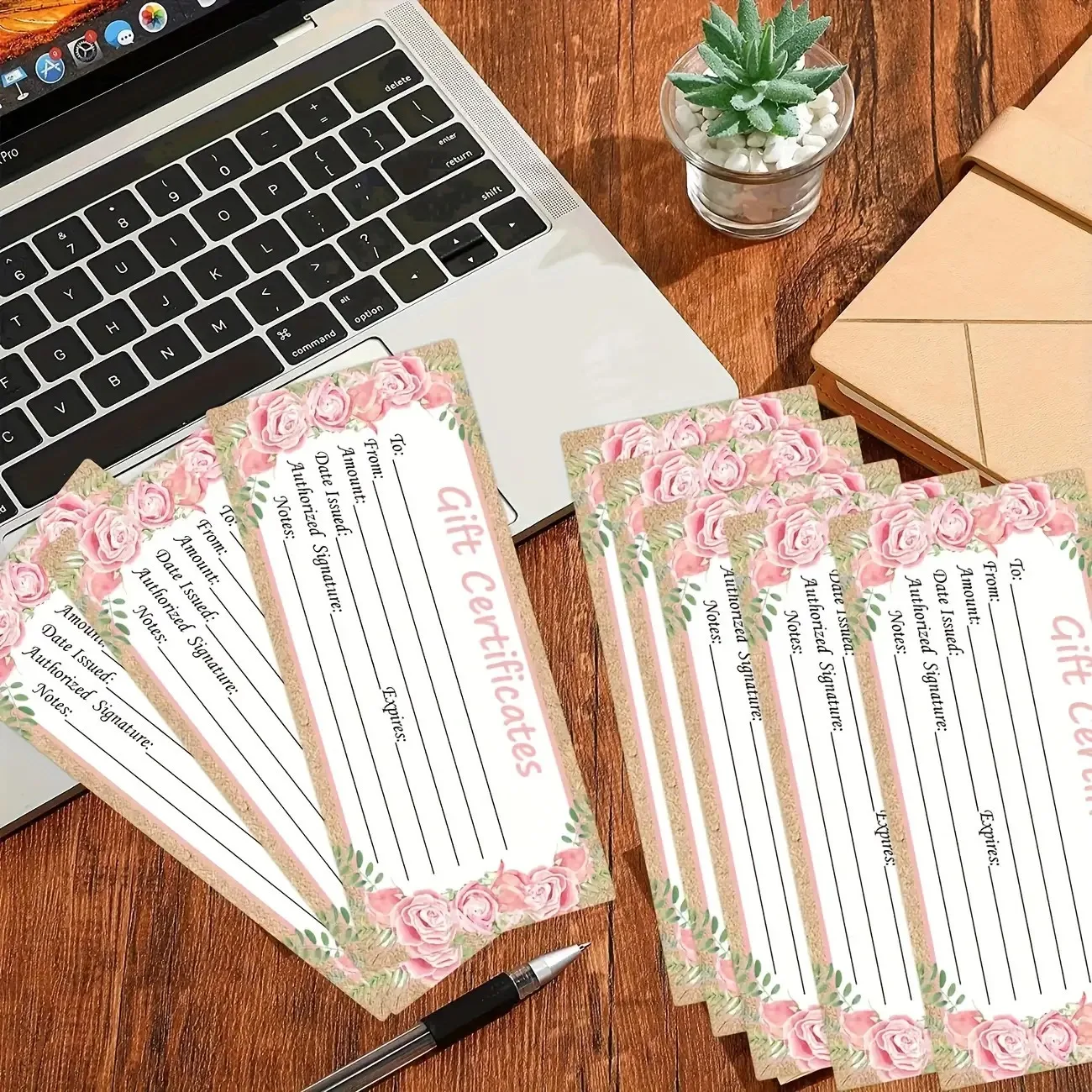 

Custom Design Coupon Cards 16×5.4cm 100Pcs Glossy Paper Vouchers Discount Tickets for Small Business Reward Events