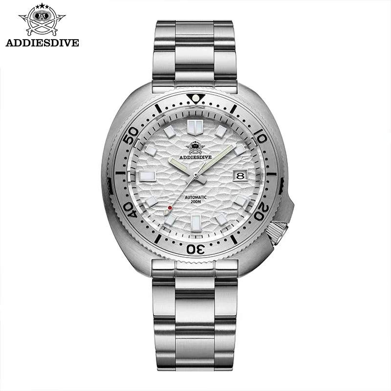 ADDIESDIVE AD2117 Men's Watch Sapphire Glass Luminous Calendar Window NH35A Automatic Mechanical Watches Reloj Hombre Wristwatch
