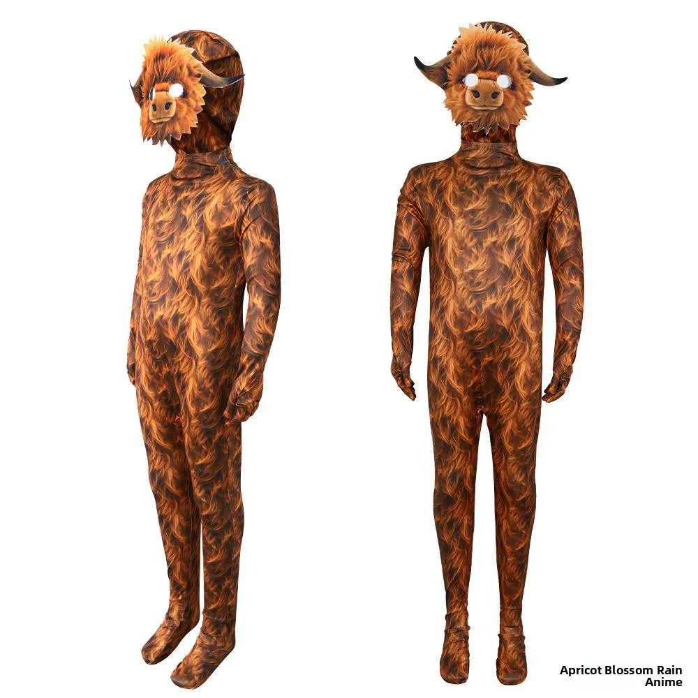 عبر الحدود نيوزيلندا اسكتلندا الثور دور بلانغ بذلة تأثيري حلي لوهوين مرحلة الأداء الملابس النسائية Faion