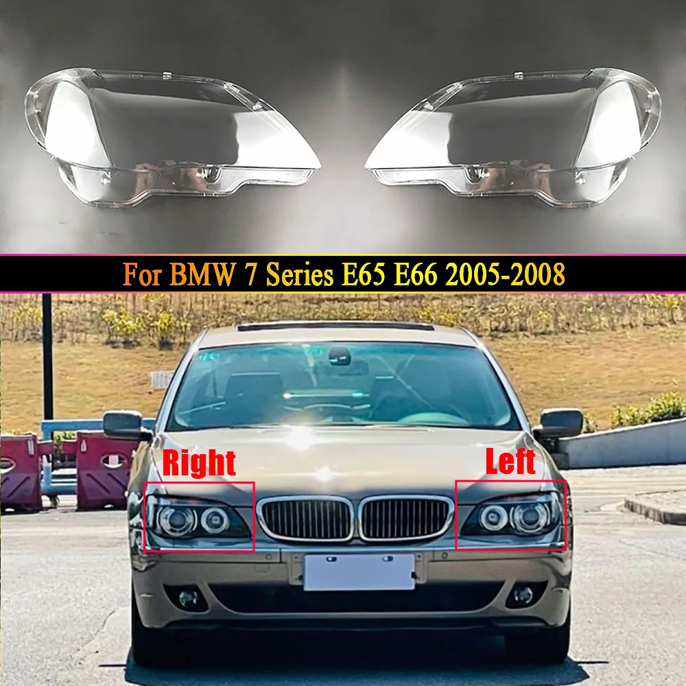 

Car Headlamp Lens For BMW 7 Series E65 E66 2005 2006 2007 2008 Car Headlight Shell Cover Auto Shell