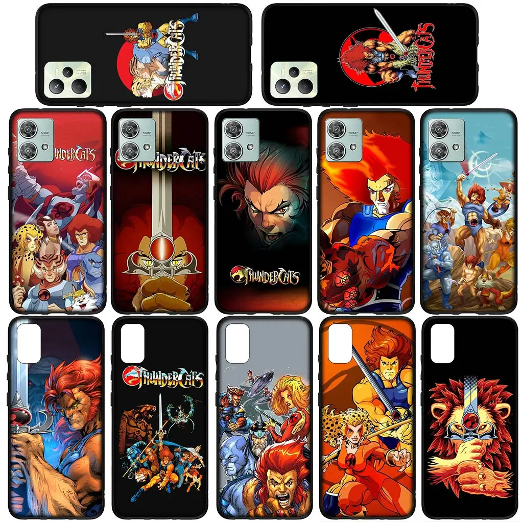 T-ThunderCats Thunders Cats Cover Phone Case for Samsung Galaxy S24 S23 Fe Ultra Plus A05 A55 A35 A24 A25 A15 M55 Flexible Coque