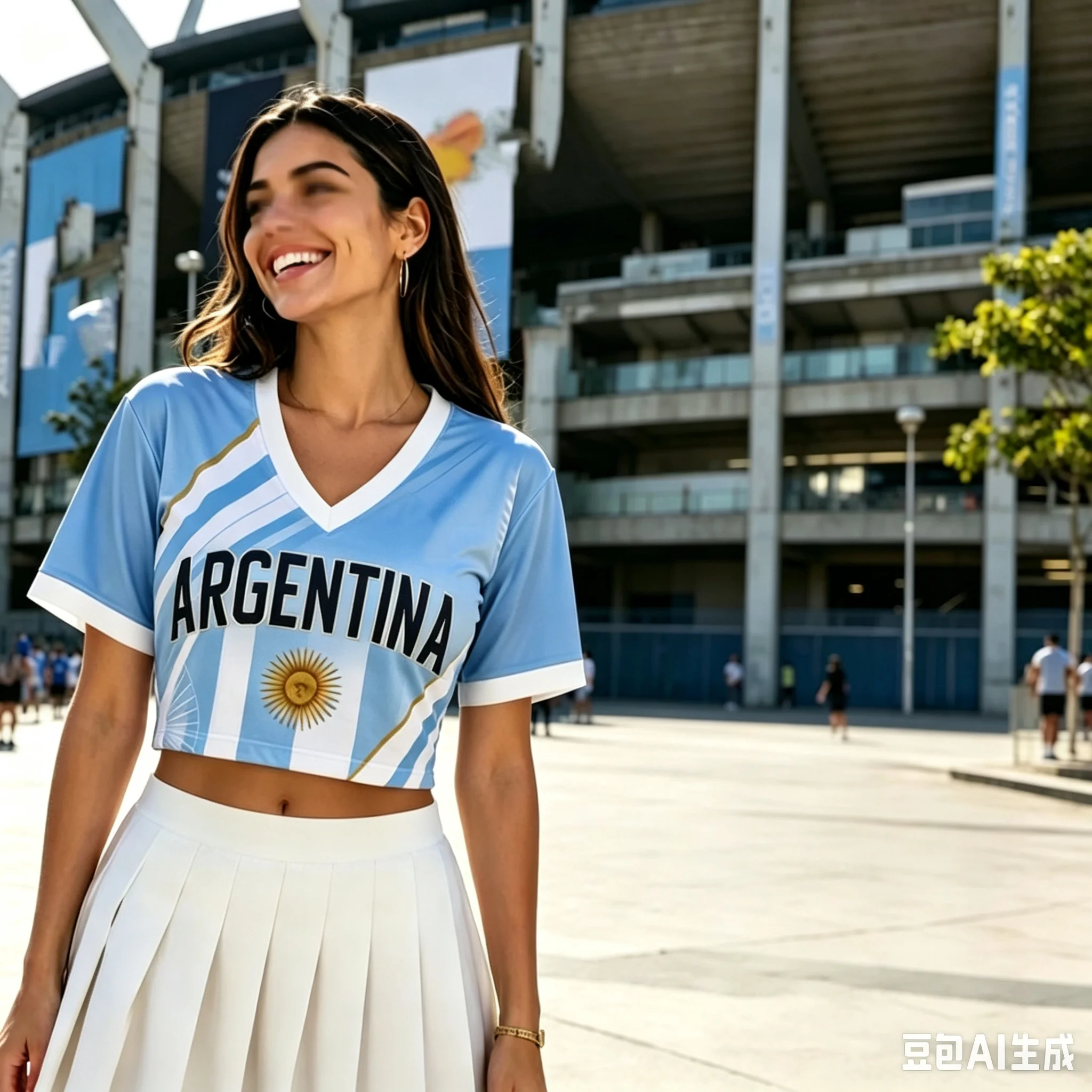 2026 Summer New Style Printed Women's Sport Shirt - Round Neck Short Sleeve Football Jersey - Cheerleading T-Shirt