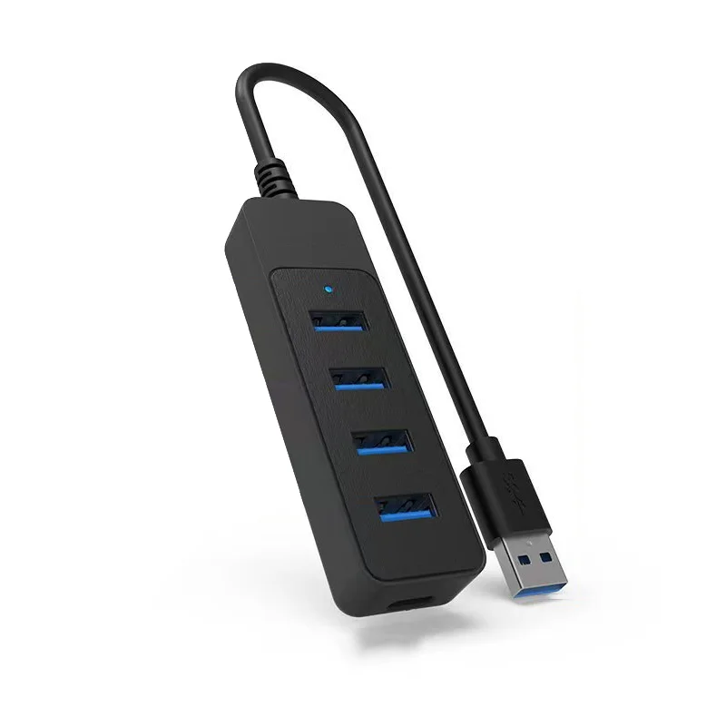 

5-портовый высокоскоростной USB-адаптер для компьютера, расширитель-концентратор со светодиодной подсветкой, разветвитель Multi Type-C для портативных ПК, планшетов USB-C