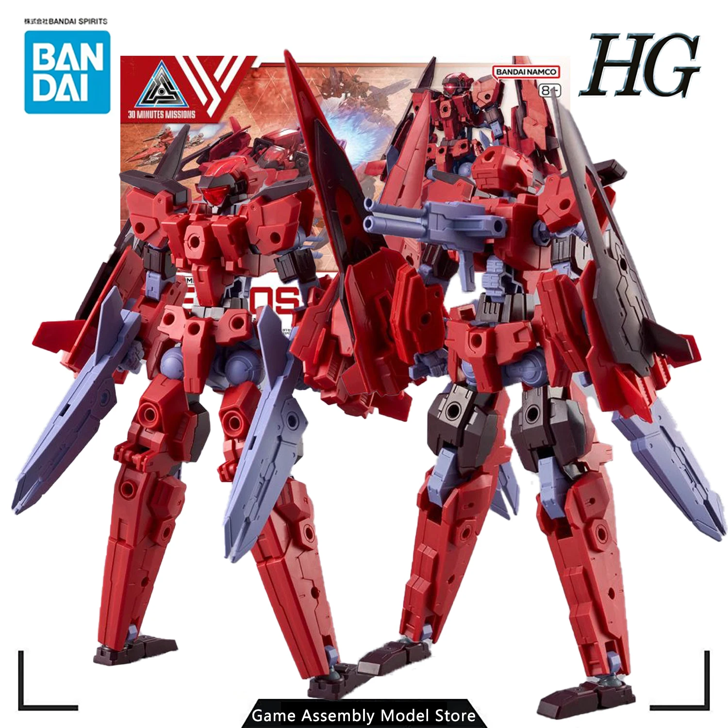 

100% Original Genuine Bandai Anime Assembled Model Kit 30MM EEXM-30 ESPOSSITO GAMMA Toy Action Figure Gift Collection for Boys