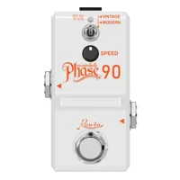 Rowin NANO bajo guitarra Phaser Pedal fase 90 Vintage moderno efecto Phaser puro Pedales efector True Bypass Super Tiny