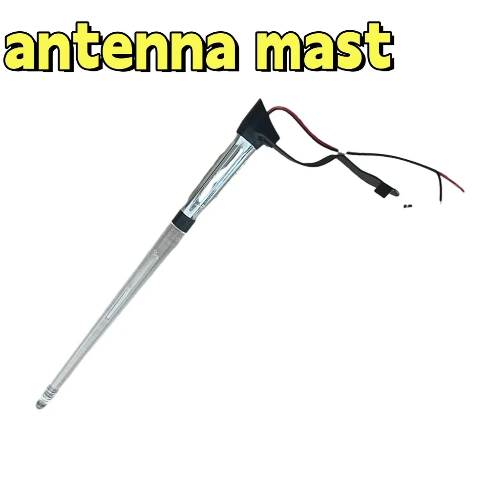 Car Antenna Mast 12V Car Accessory Flag Pole External LED Light Antenna Transparent Pole Automobiles Exterior Aerials Accessorie