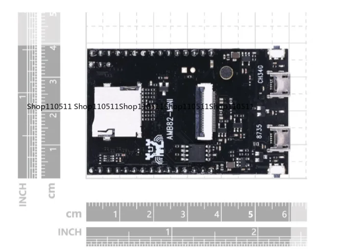 Применяется к плате разработки Arduino камеры Realtek AMB82-MINI IoT AI с низким энергопотреблением и Bluetooth Wi-Fi