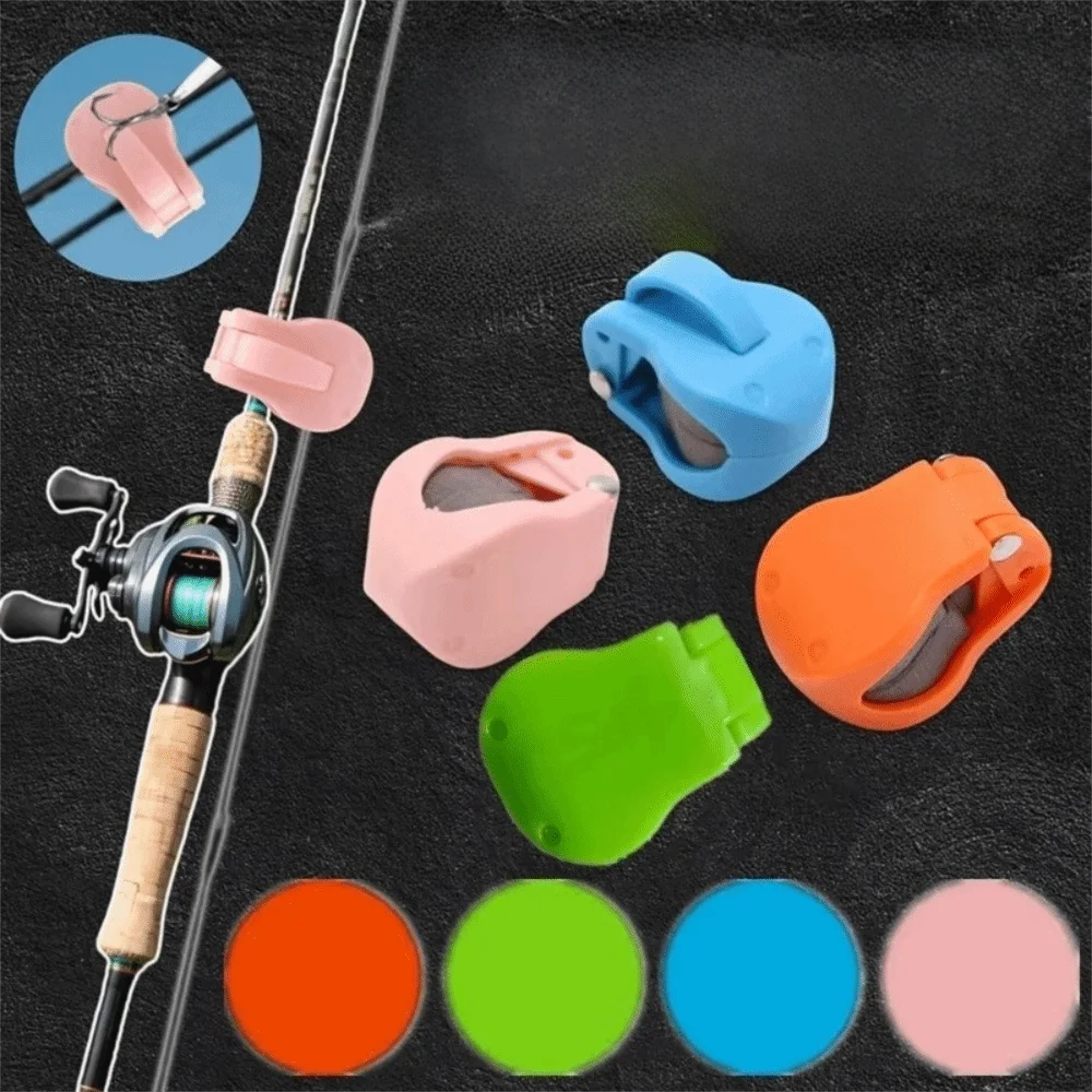 5pcs Anti Slip Fishing Rod Holder Grip Protective Anti-collision Fishing Rod Clip Multifunction Quick-Attach