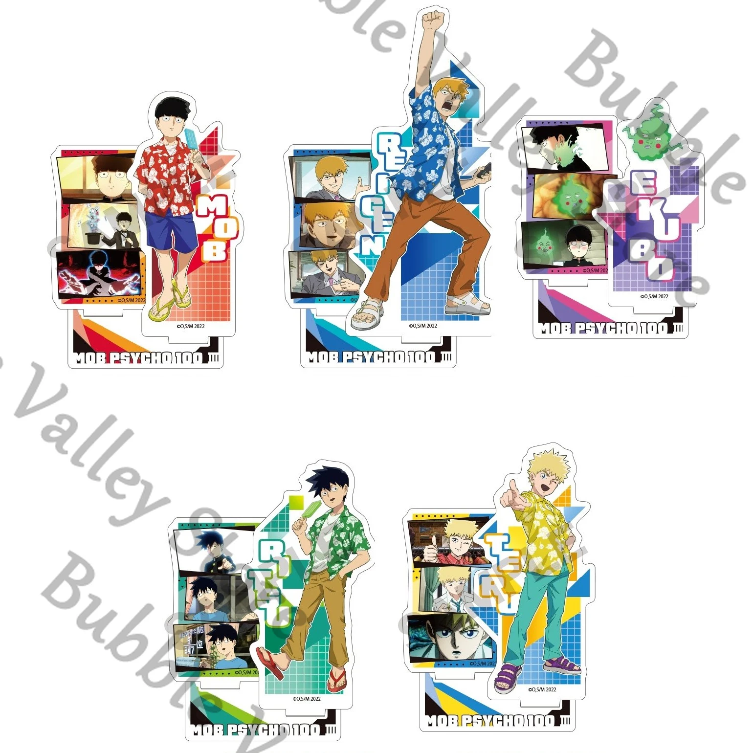 

Официальное аниме Mob Psycho 100 Reigen Arataka Kageyama Shigeo Hanazawa Teruki, акриловая фигурка из мультфильма для косплея, стоячий знак
