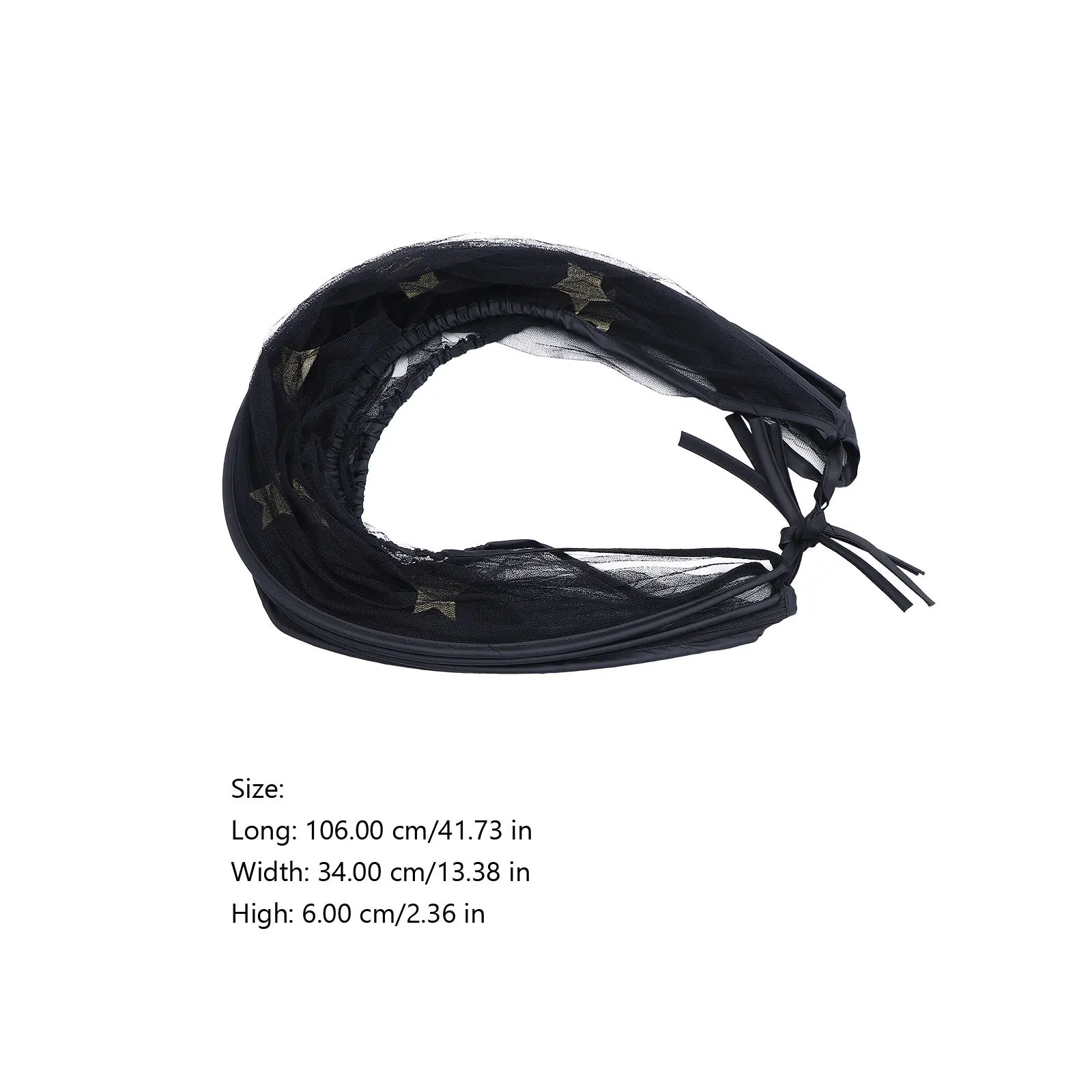 غطاء شبكة ناموسية عالمية لعربة الأطفال حماية شبكية للحشرات الطائرة طارد النحل إغلاق رائع سهل التركيب #6