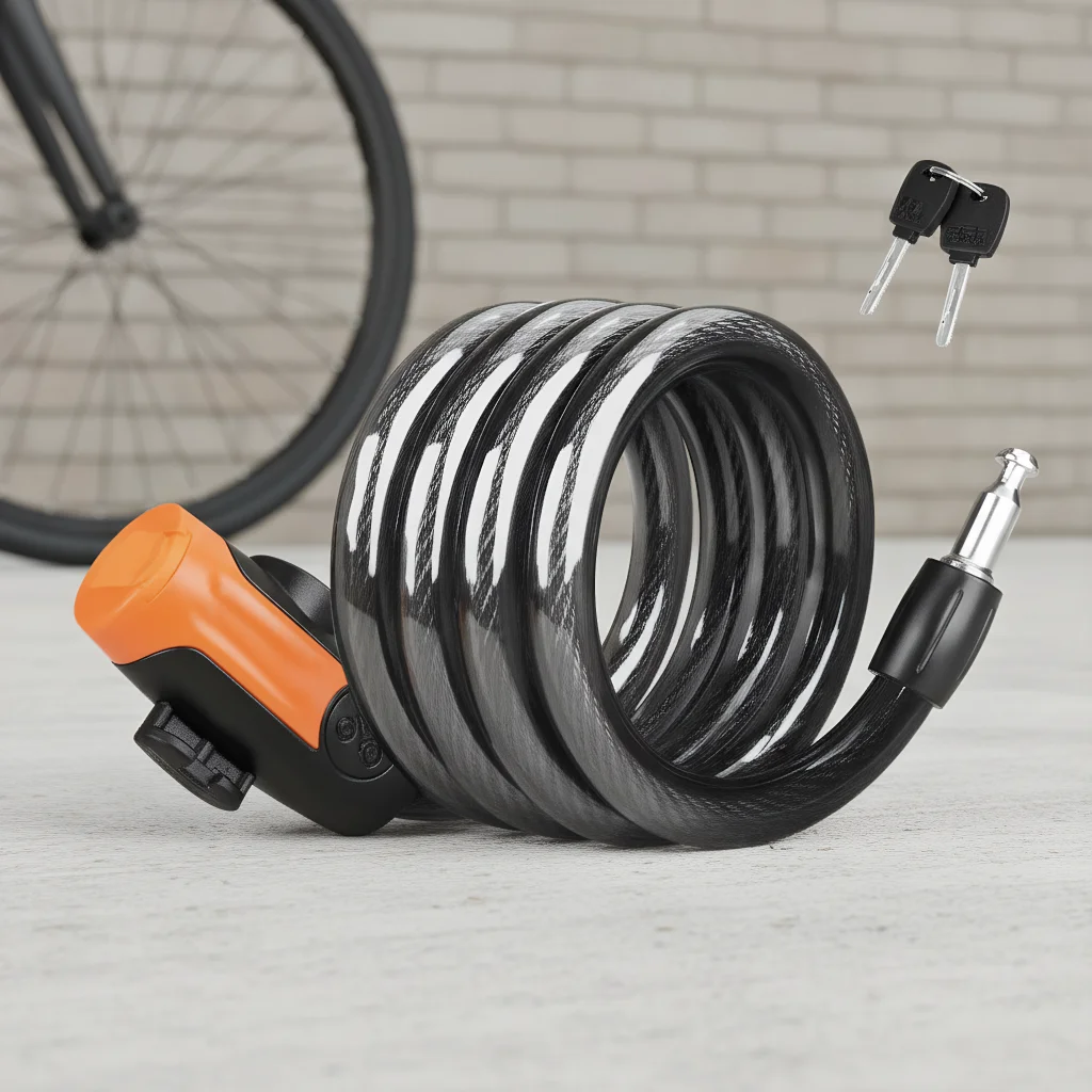 

Motorcycle Helmet Chain Lock - Combination Lock Disc Wire for Bicycle Electric Vehicle Anti-Theft