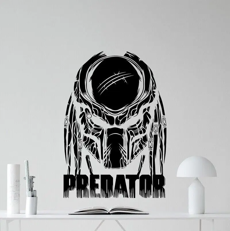 Movie Theme Wall Stickers Predator Wall Stickers Hero Movie Vinyl Stickers Home Art Decoration Children\'s Room Decoration Mural