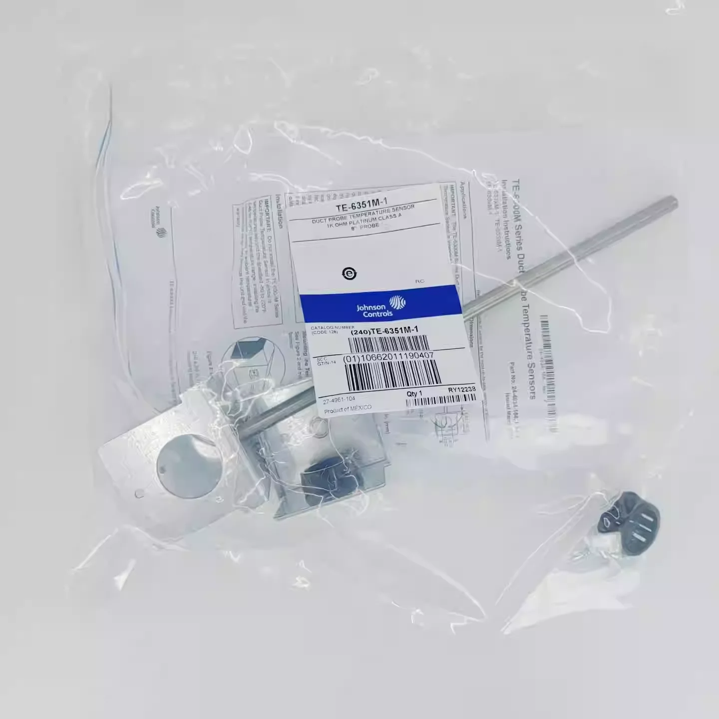 Newly compatible with Johnson Controls water pipe temperature sensor TE-6311M-1  TE-631AM-1  TE-635AM-1  WZ-1000-5  TE-6351M-1
