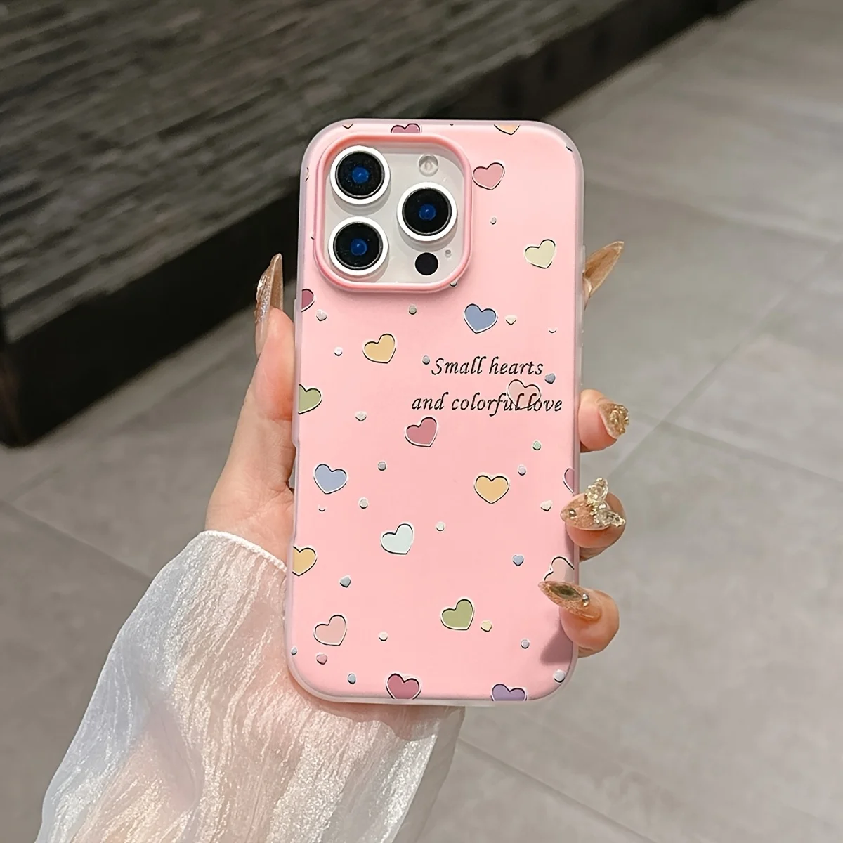 Heart Phone Case For Samsung Galaxy S26 S25 S22 S24 S23 Ultra Plus A54 A55A36 A37 A56 Jelly Protector Colorful 3D Heart Cover view 2