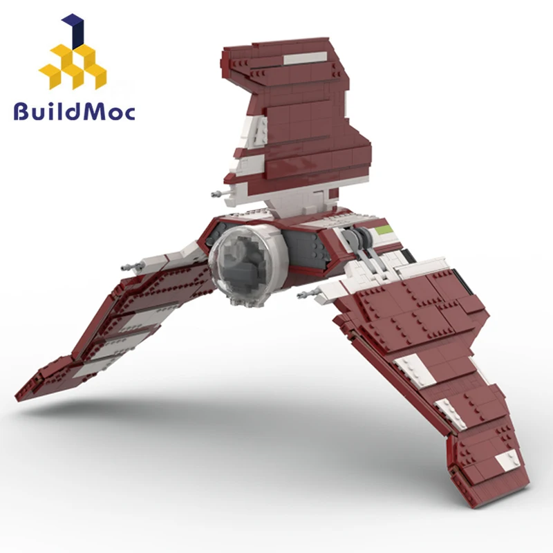 

Buildmoc Space Wars Eta-class Shuttle Fighters MOC Set Building Blocks Kits Toys for Children Kids Gifts Toy 1466PCS Bricks