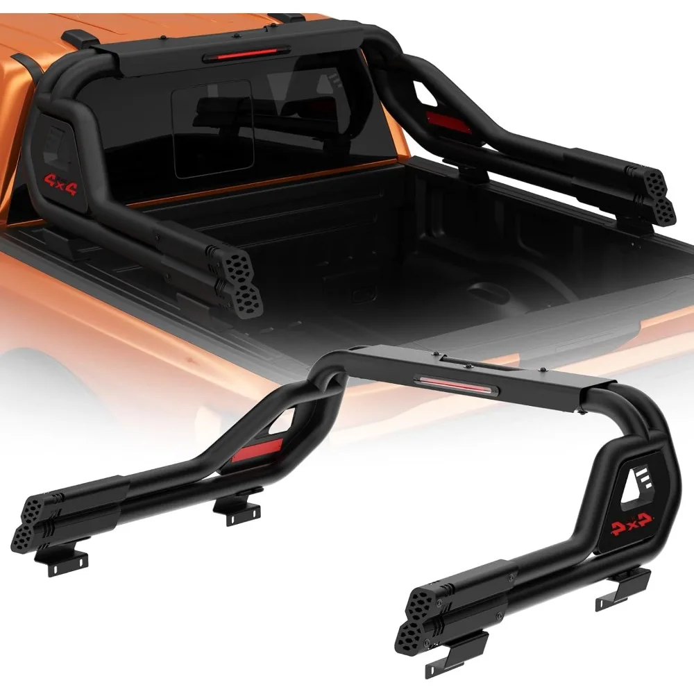 

Universal Truck Bed Roll Bars, Adjustable Chase Rack Sport Bar Compatible with Dodge Ram 1500/2500/3500,Ford F-150/F-250/F-350,