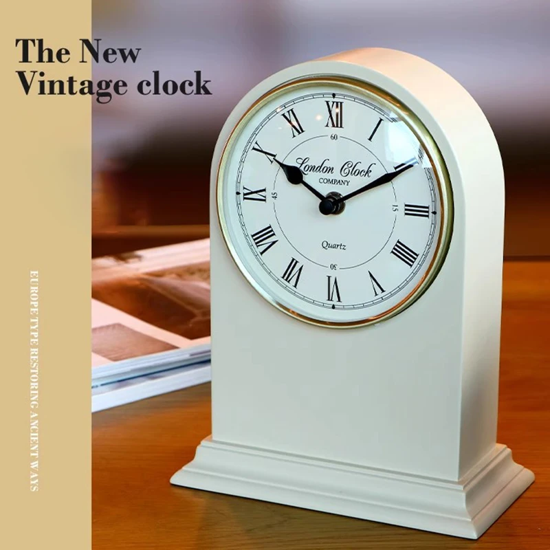 Clocks Stylish Luxury Desk Minimalist Table Clock Elegant Nordic Tabletop Clocks Living Room Clocks Home Ornaments Accessories