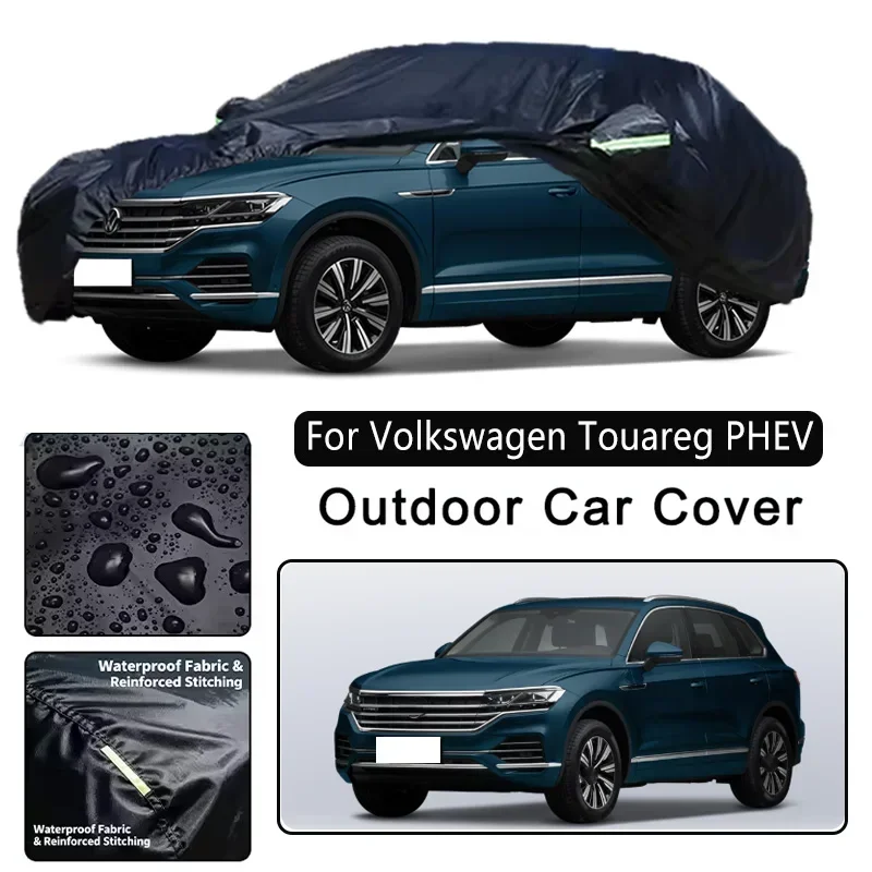 

Custom Fit Car Cover - For Volkswagen Touareg PHEV Anti-scratch Dustproof UV Resistant All Weather Protection Car Accessories