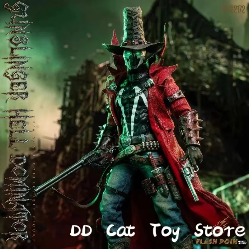 

In Stock Original Flash Point Studio FP-22172 Cowboy Hell Commander Luminous Head Carving 1/6 Scale Full Set Action Figure Toys