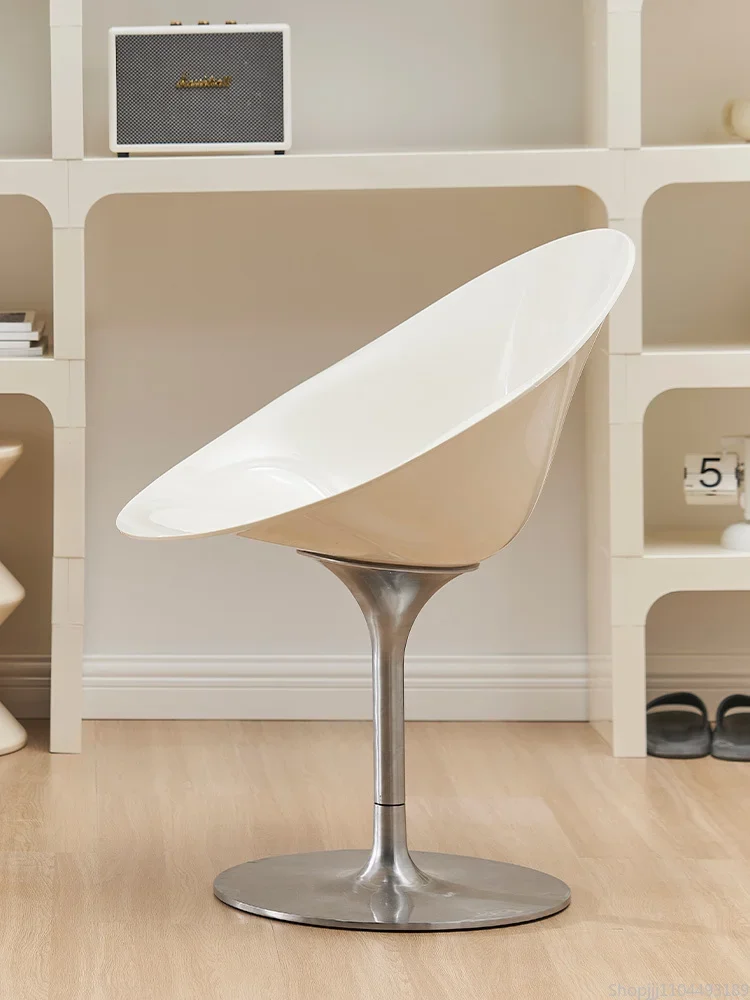 Acrylic Chair Creative Leisure Rotating Nordic Coffee Shop Transparent Dining Chair Discuss Furniture
