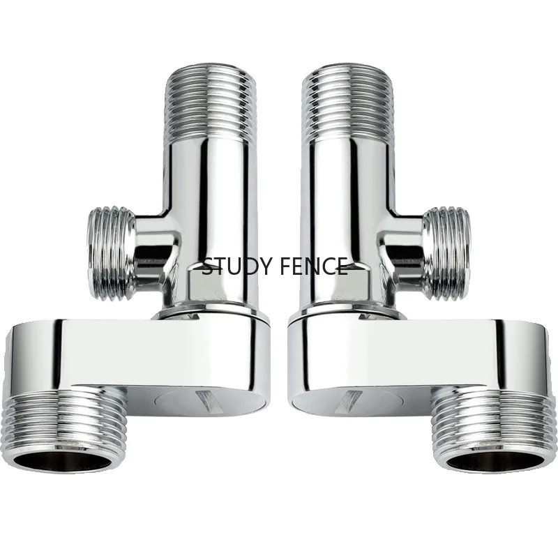 2pcs 360 ° Rotating Faucet Angle, Metal Faucet Corner, Bathroom/kitchen Faucet Connector, Household Hardware Accessories