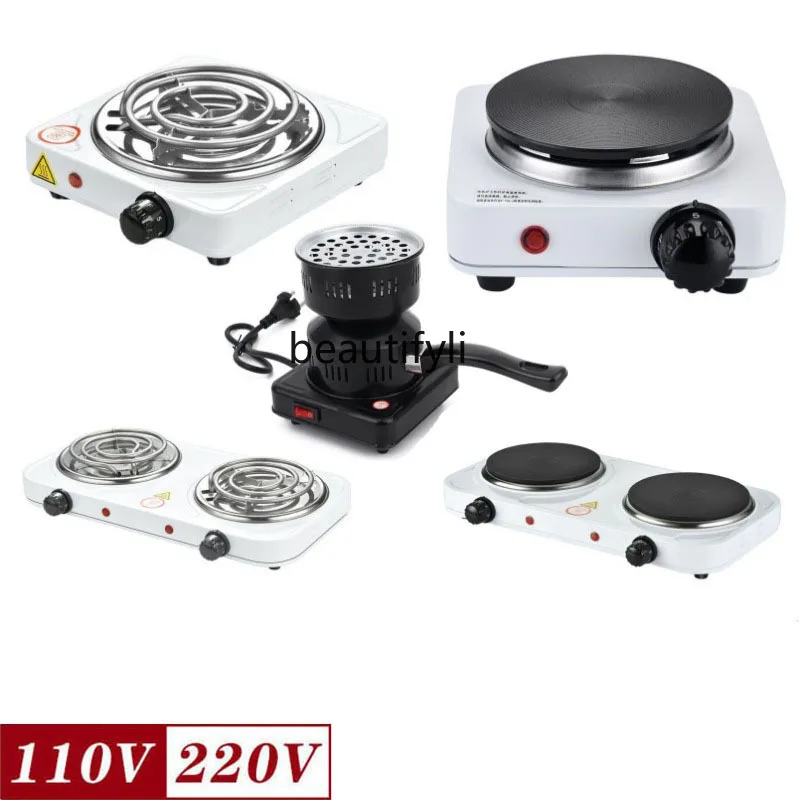 موقد الدواء أنبوب لفائف البعوض التدفئة الكهربائية 1000 واط موقد كهربائي صغير أنبوب التدفئة الكهربائية موقد القهوة