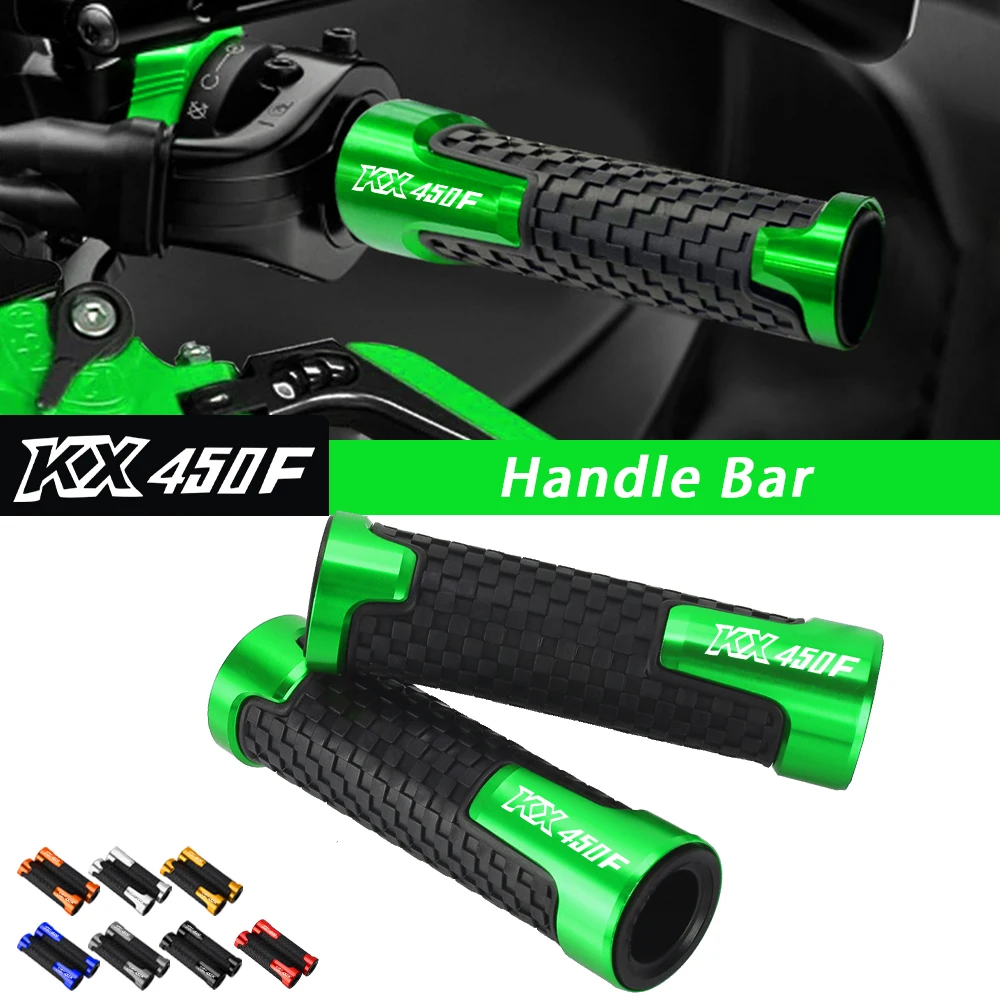

ДЛЯ KAWASAKI KX450F KX 450F 2006-2021 2022 2023 2024 2025 Мотоцикл 7/8 "22 мм Нескользящая ручка Резиновые ручки руля