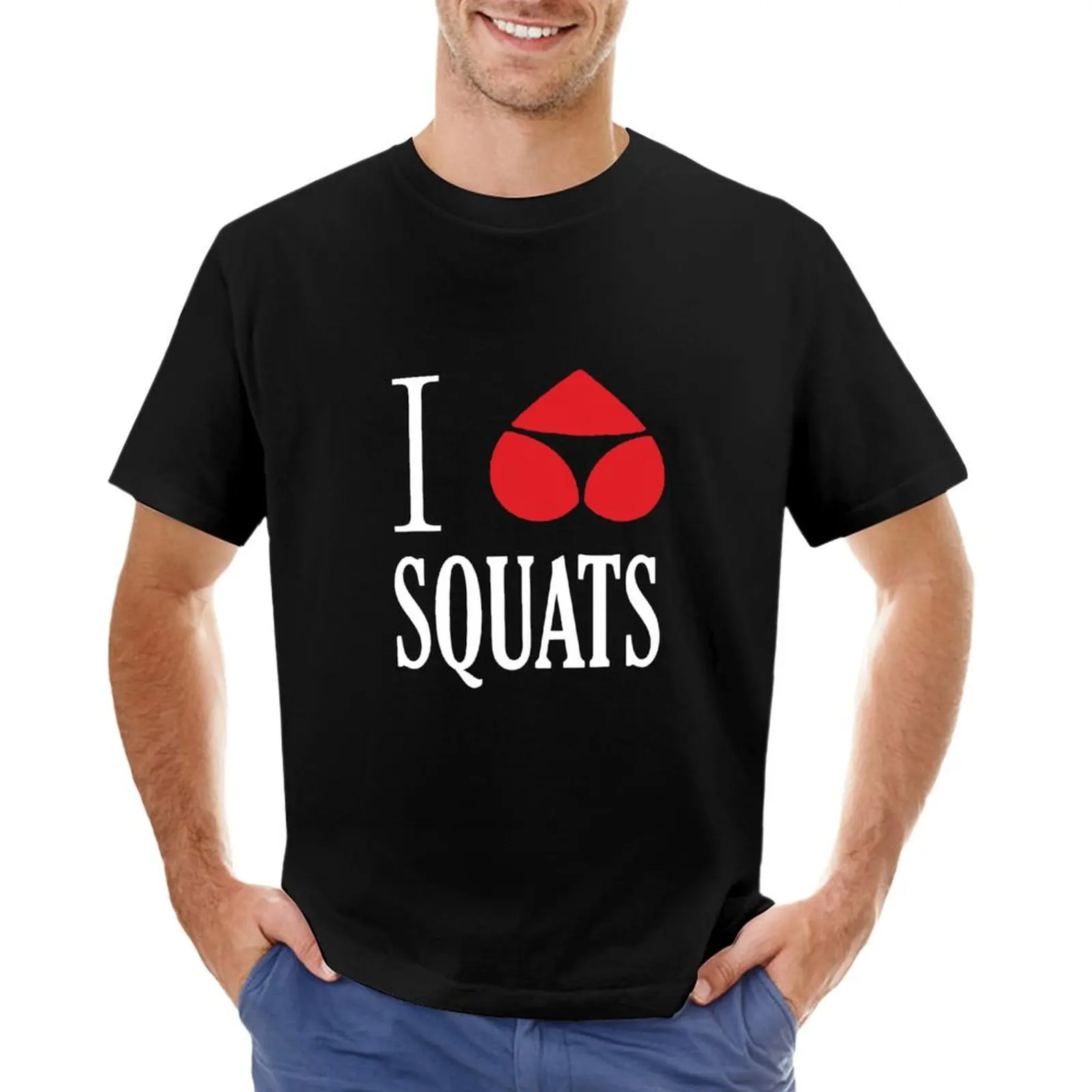 I Heart Squats Butt Thong T-Shirt quick-drying basketball graphic tees custom shirt t shirts for men graphic