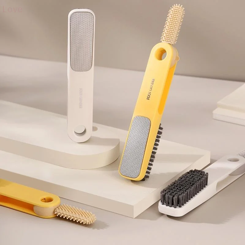 [L&P] مطحنة قدم من الفولاذ المقاوم للصدأ مع فرشاة تنظيف، إزالة مسامير القدم من الجلد الميت إلى نعل كشط الكعب