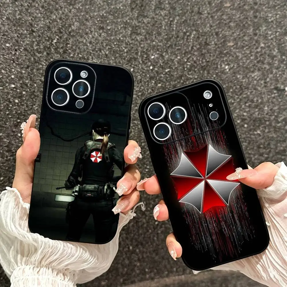 Resident Evil T-virus Umbrella Corporation   Phone Case For iPhone 17, 16,15,14,13,12,11 Plus,Pro Max, Others Soft Black Cover