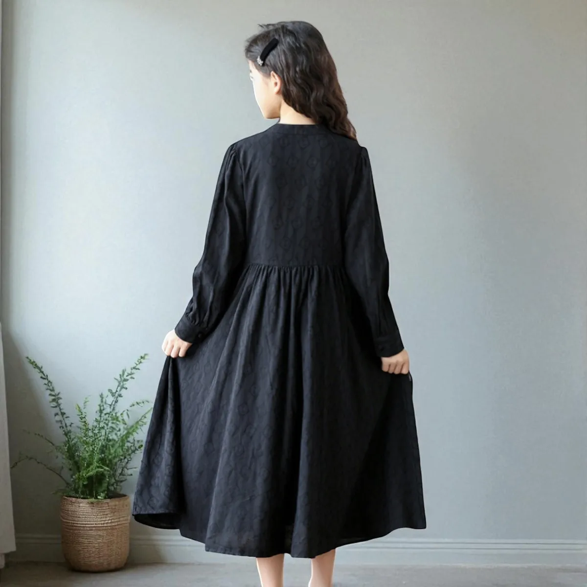 Girls Black Princess Dresses for Kids Outfits Party Maxi Dress Teenagers School Uniform Children Costumes 6 7 8 9 10 11 13 Years