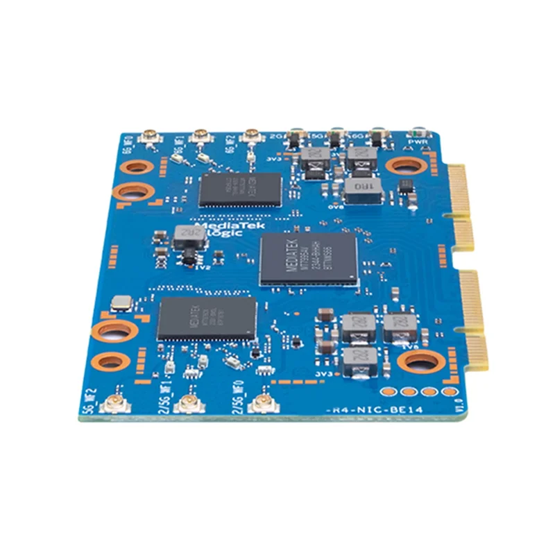 -MEOF Per Banana Pi BPI-R4-NIC-BE14 Modulo Wifi7 MT7995AV 2Xpcie 3.0 2.4G/5G/6G Scheda di sviluppo router open source