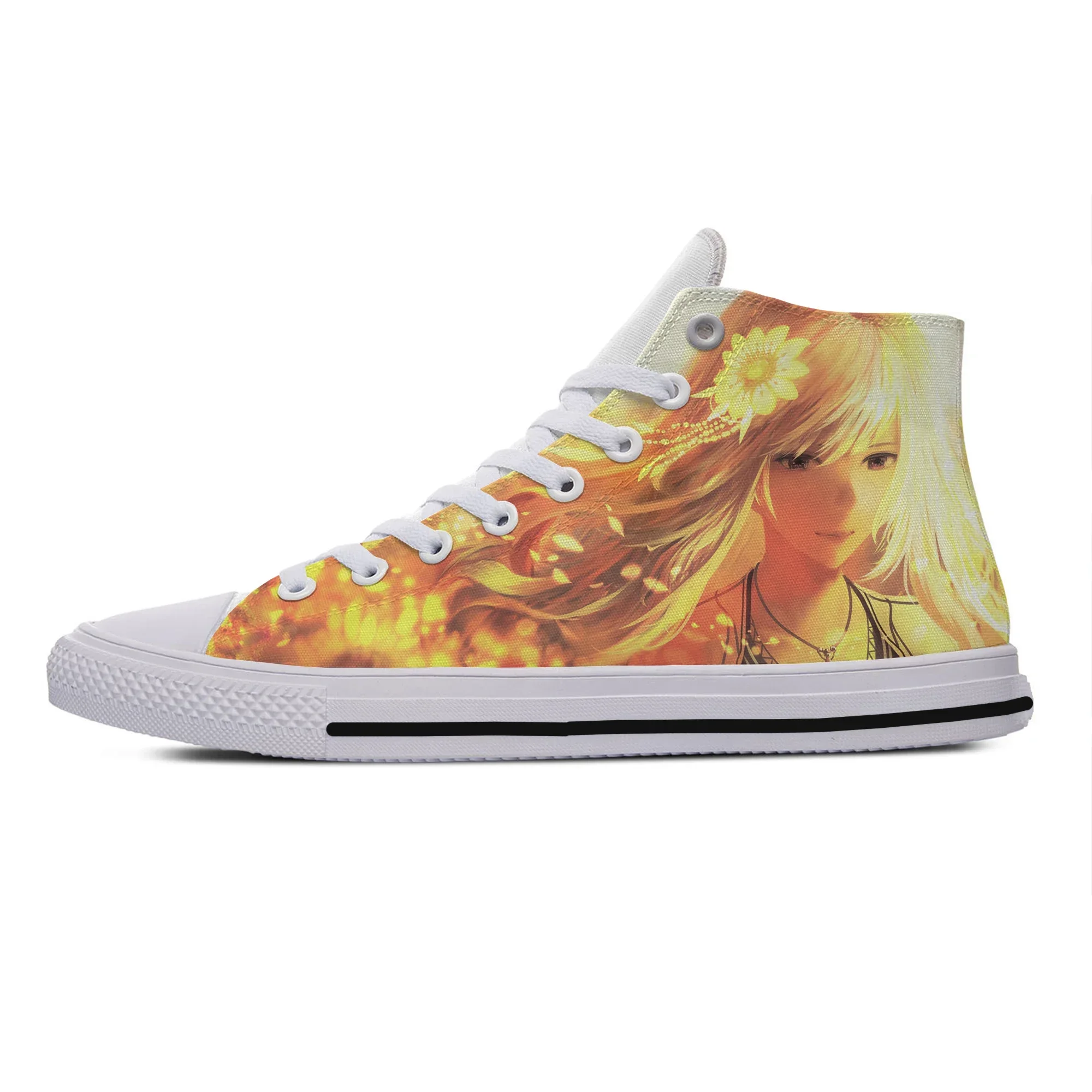 

Hot Cool Fashion Sneakers Casual Shoes Men Women Anime Shigatsu Wa Kimi No Uso Your Lie In April High Help Classic Board Shoes