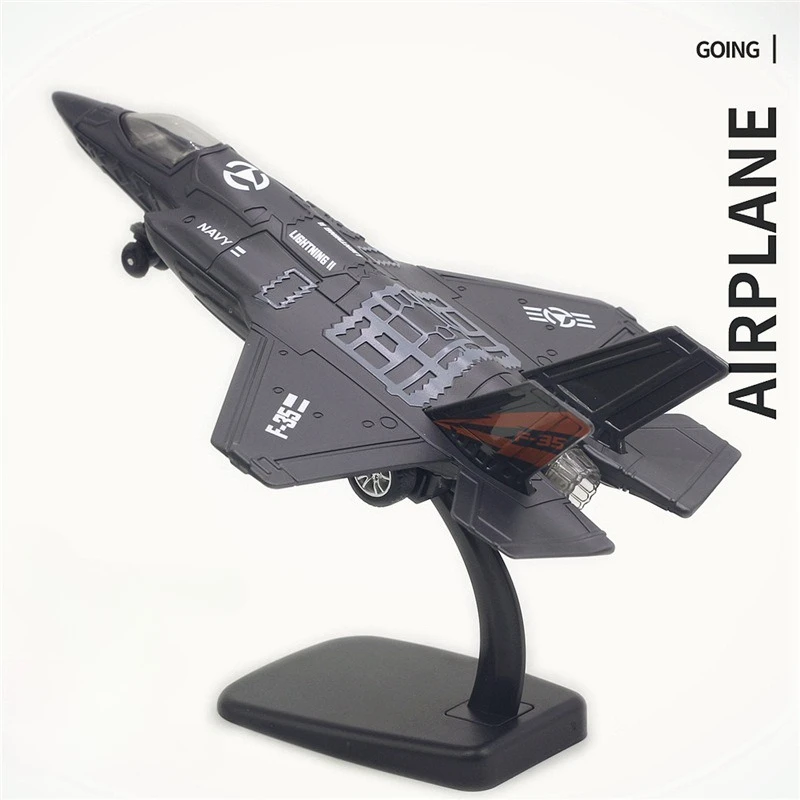 

American F-35 Alloy Fighter Aircraft Model Toy Hot selling children's collection gifts