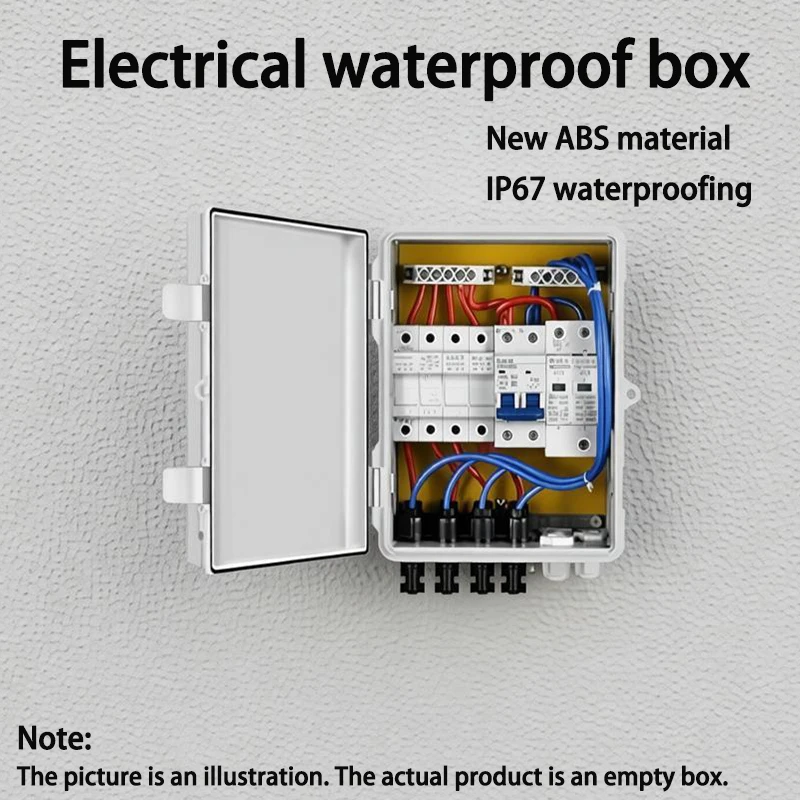 Outdoor Waterproof Plastic Distribution Box, Outdoor Rainproof Power and Communication Cable Wiring Box