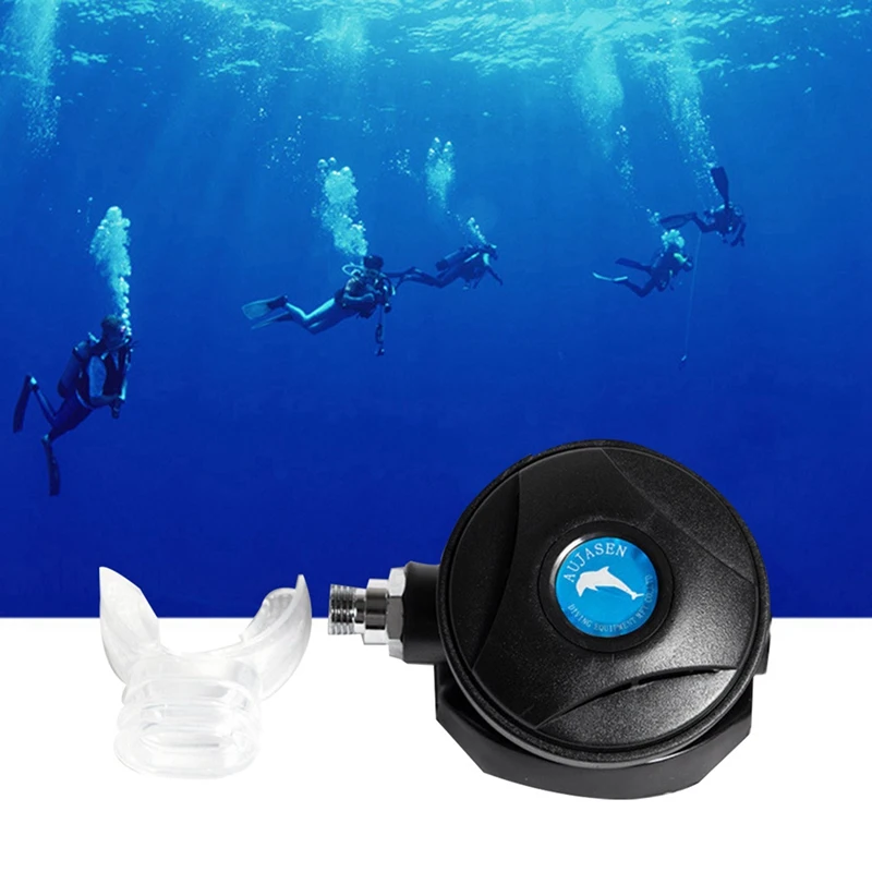 10X Scuba Diving 2Nd Stage Regulator Professional Underwater Scuba Dive Octopus Diving Regulator Black