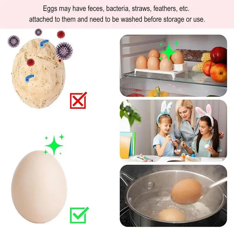 Egg Cleaner Chicken Shape Egg Brush vegetable cleaner Multifunctional Egg Scrubber Easy Clean Kitchen Accessories Gadgets