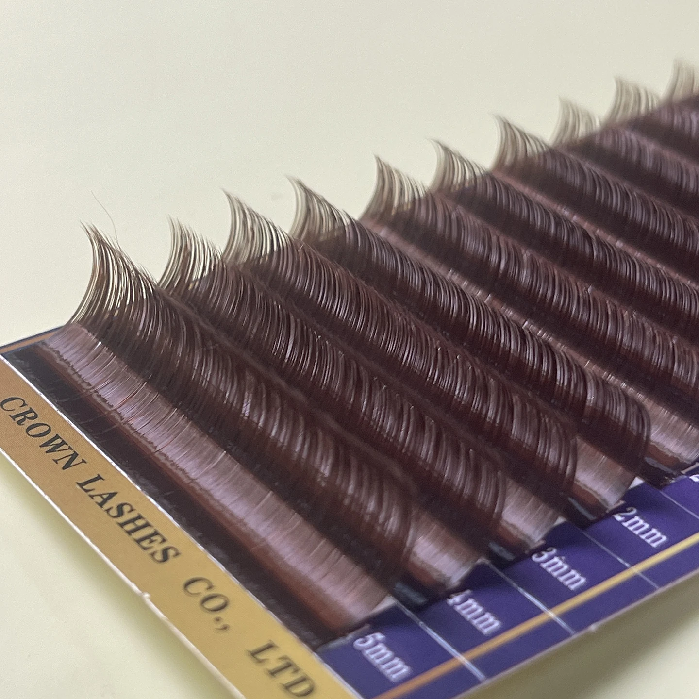 

Brown Lash 0.07 Mix 7-15mm Classic Individual Eyelashes Extensions Russian Volume Lashes