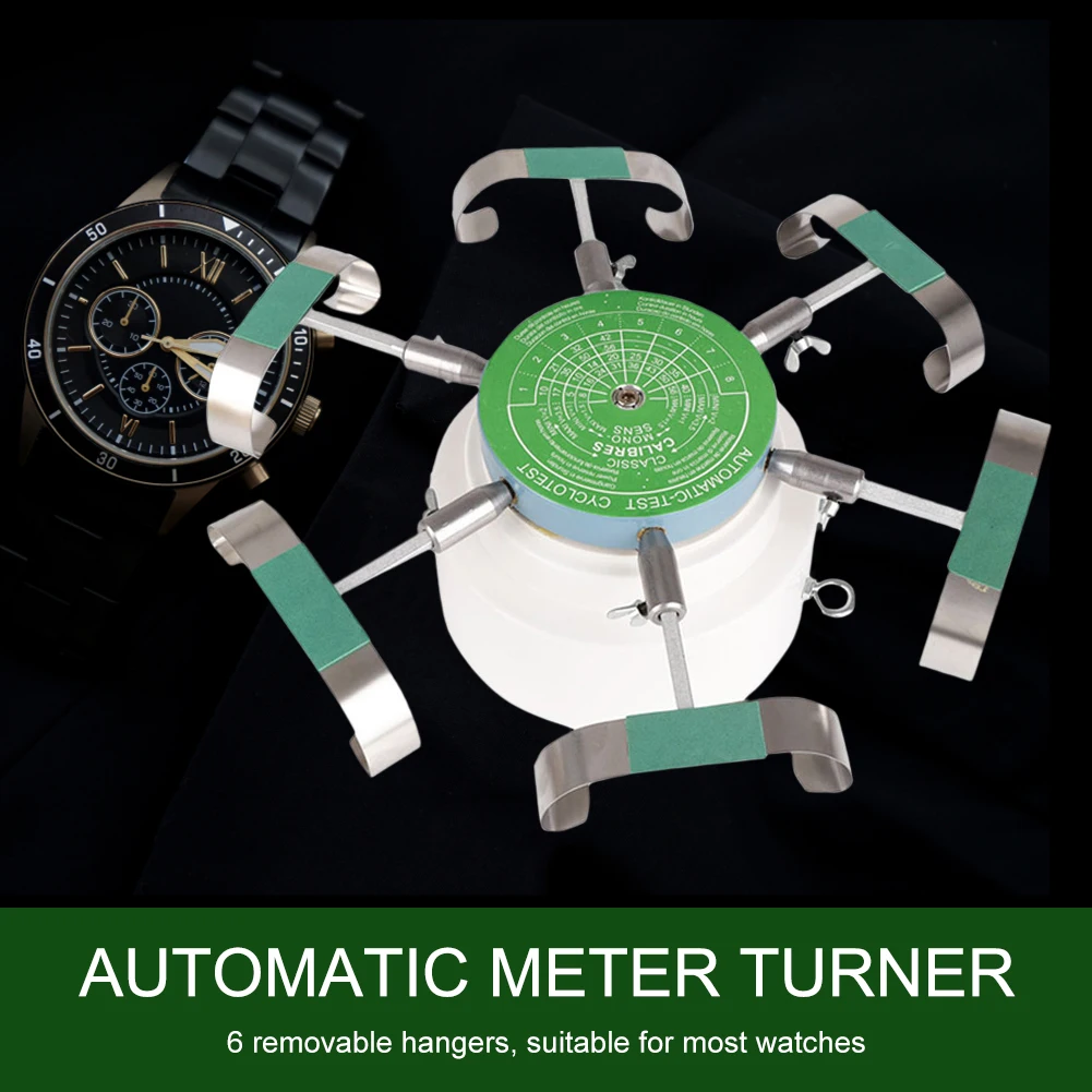 Automic 6 Arms Cyclotest Watch Tester Machine Watch Winders for Watchmaker Testing