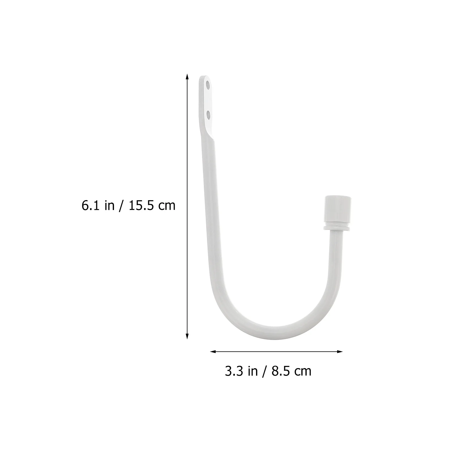 

Wall Mount Curtain Hooks White U Shape Home Decor Wall Hooks for Curtains Tie Backs Window Hardware Room Accessories