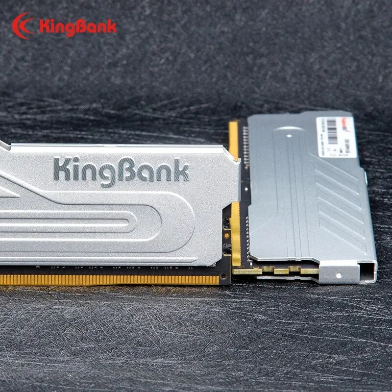 Kingbank Disipador de calor Ram memoria DDR4 8GB 16GB 32G 3200XMP 3600XMP 4000XMP memoria de escritorio soporte placa base DDR4 con disipador de calor