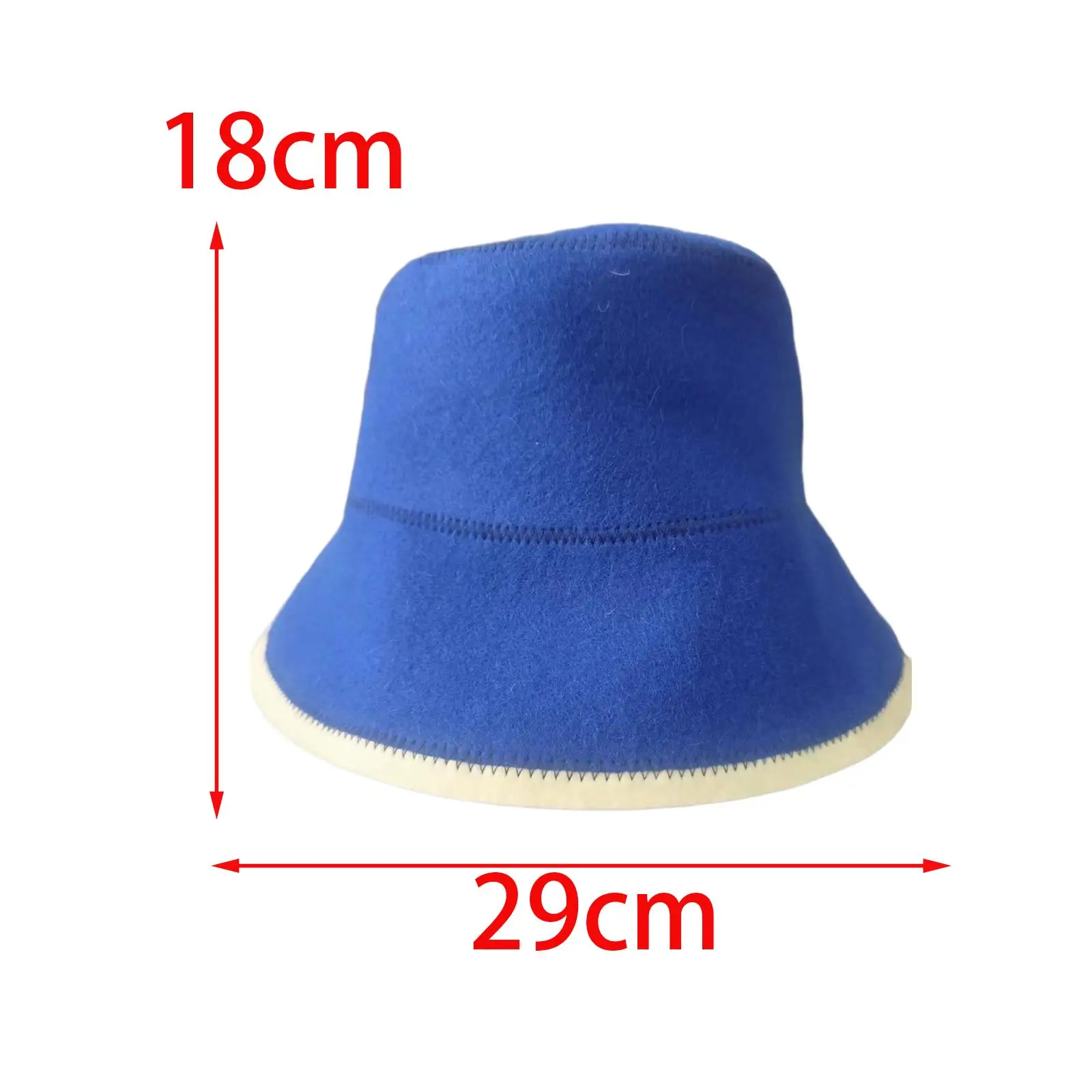 غطاء قماش اللباد المحمول لحماية الرأس ، إكسسوارات الحمام الروسية ، قبعة الساونا