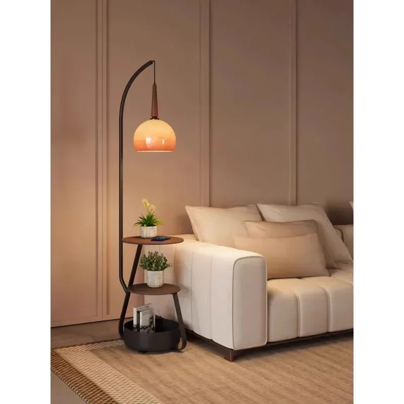 

Floor Lamp Antique Style Bedroom Bedside Table Integrated Grapefruit Lamp Living Room Sofa Atmosphere Tea Table Night Fish