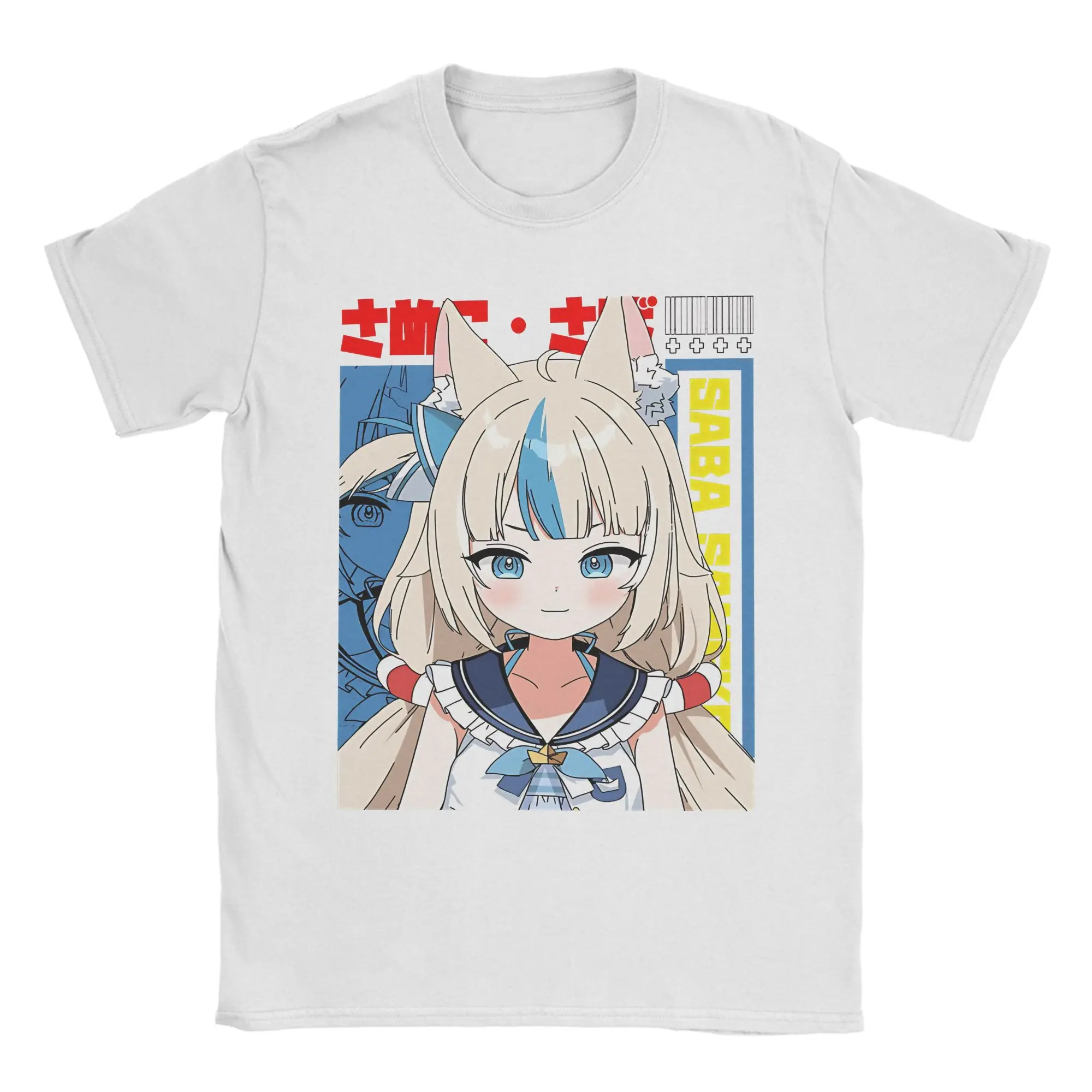 

Повседневная футболка Saba Sameko Smug, мужская хлопковая футболка с коротким рукавом и круглым вырезом, летняя одежда