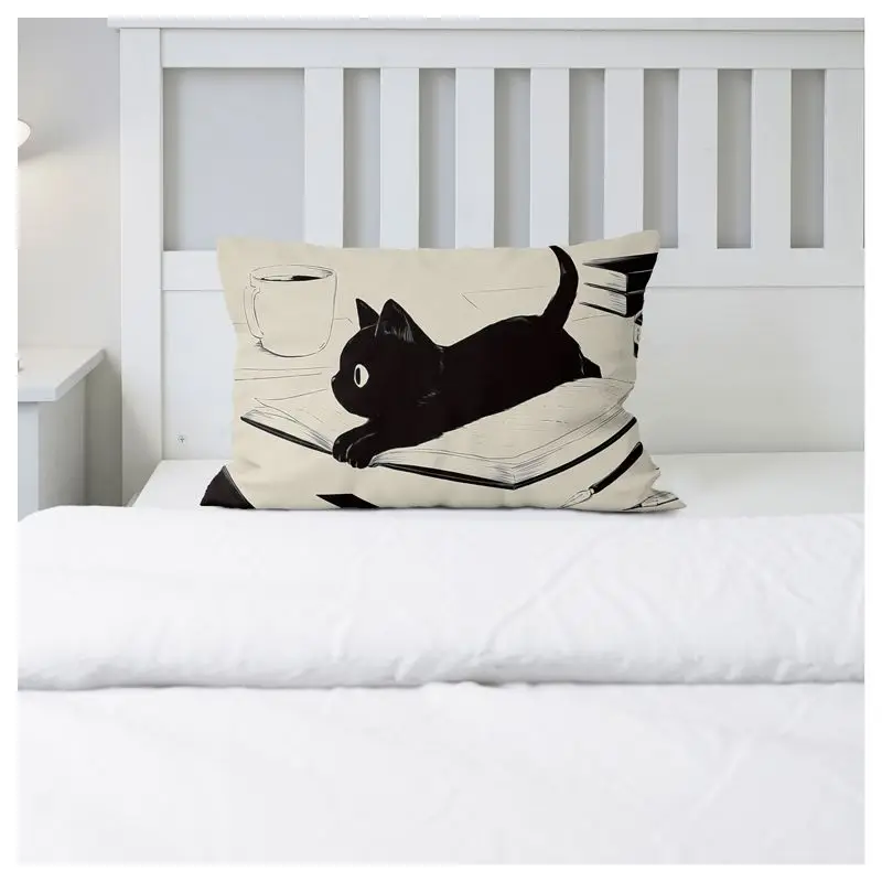 CUTE CAT Pillows Case Decor Home Cool Pet cuscini per letto matrimoniale Cover cuscini decorativi per eleganti federe per divano letto 30x50