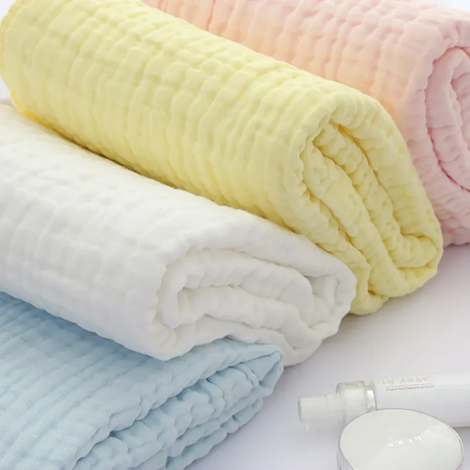 5pcs Kids Handkerchief Bath Towels Face Washcloth Muslin Squares Cotton Hand Wipe Gauze Baby Towel for Bathing Feeding 30x30cm