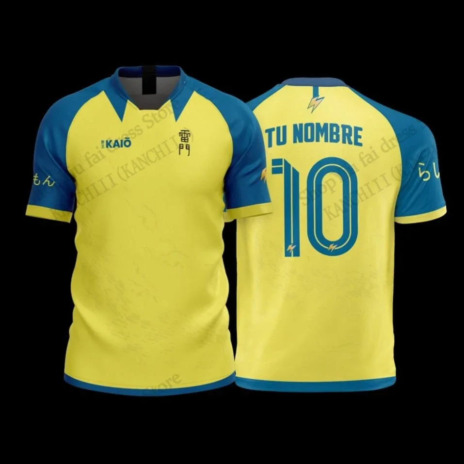 Anime Jersey Inazuma Eleven Kaio Fußball 3D-Druck T-Shirt Herren Damen Mode Kurzarm Sport T-Shirt Kinder Oberteile Tee Mark Evens – Detail 13